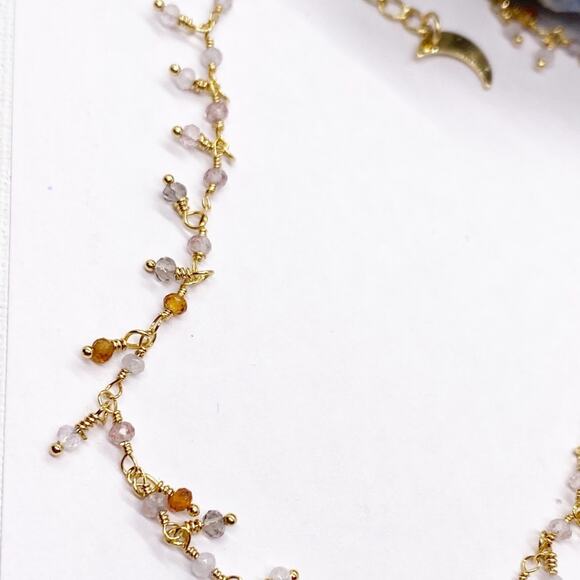 NEW FP x Luna Norte Mixed Stone Anklet Set - Picture 9 of 13